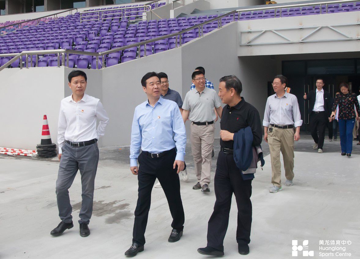 省体育局党组书记、局长郑瑶赴省黄龙体育中心督查党史学习教育进展情况(图4)