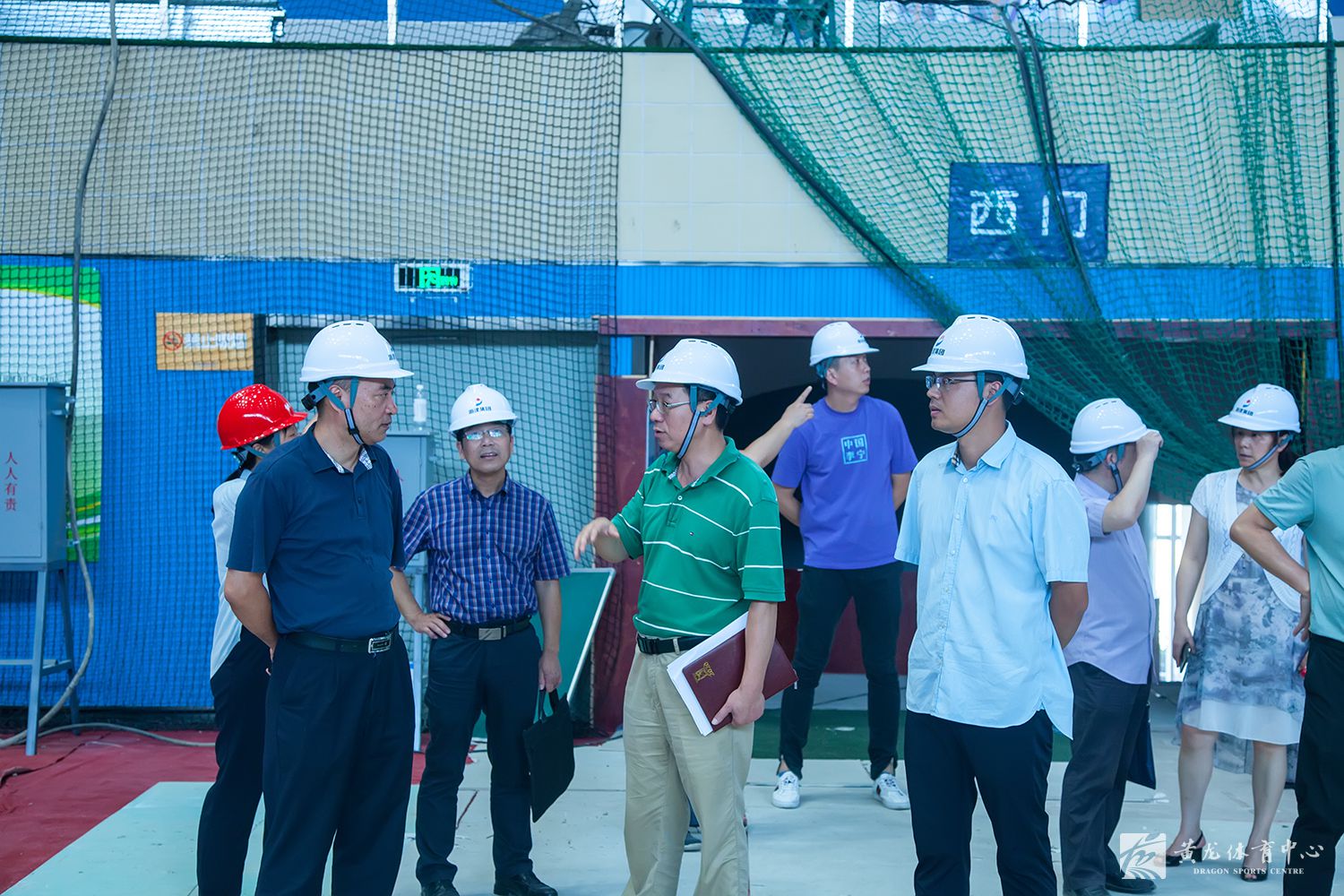 亚组委纪检监察和审计部赴黄龙体育中心调研亚运筹办监督工作(图3)