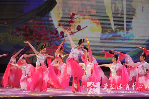 “舞动新时代”广场舞集中展演在黄龙体育中心成功举办(图2)