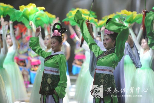 “舞动新时代”广场舞集中展演在黄龙体育中心成功举办(图4)