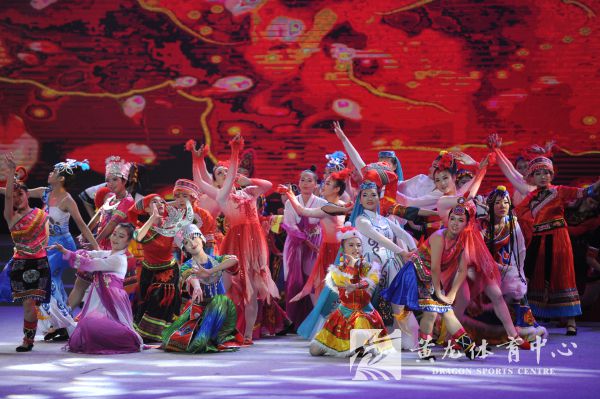 “舞动新时代”广场舞集中展演在黄龙体育中心成功举办(图3)