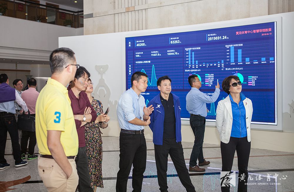 厦门市体育局考察学习黄龙智慧场馆建设(图3)