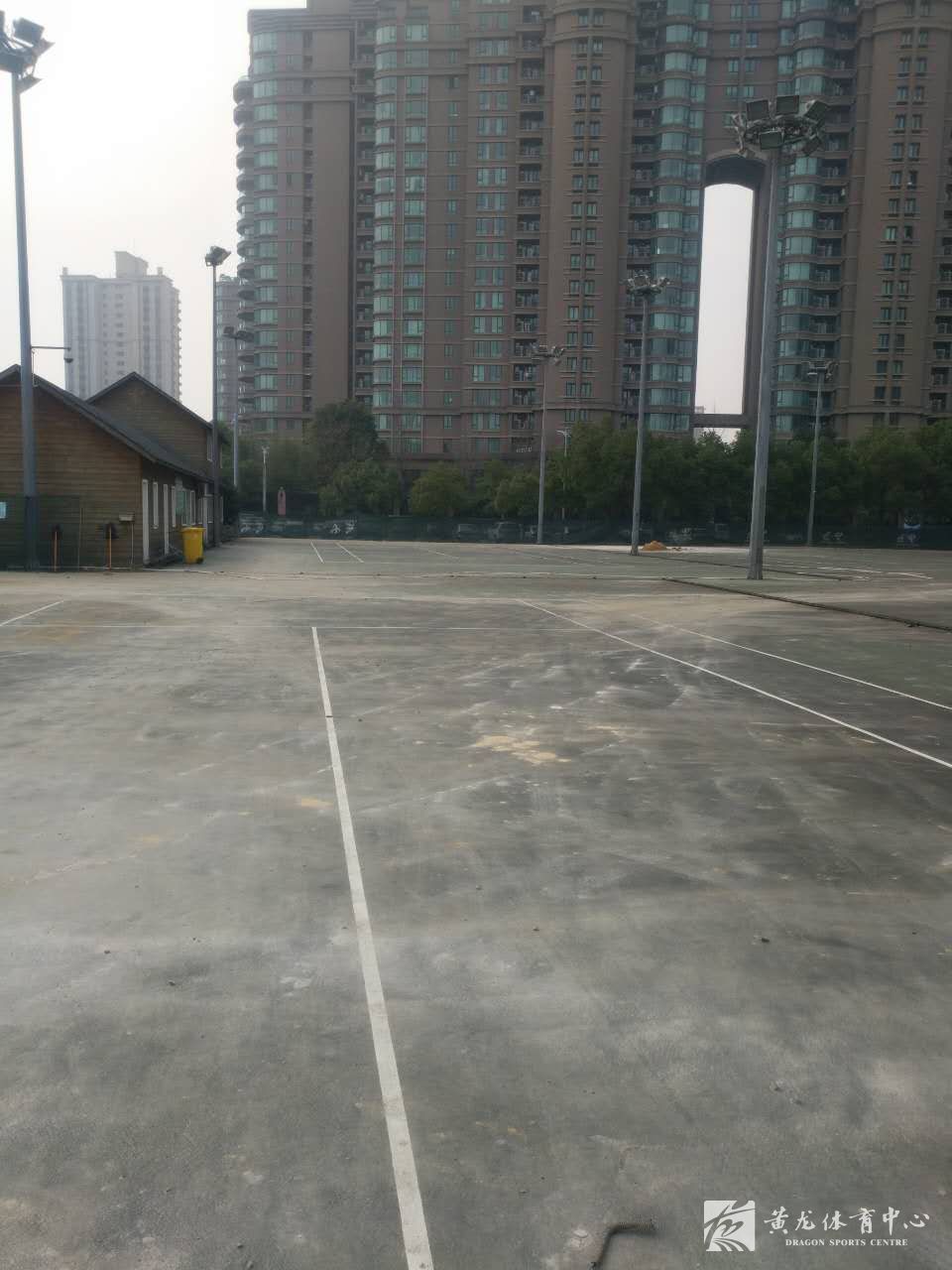 春节期间室外网球场围网改造工程闭场(图2)