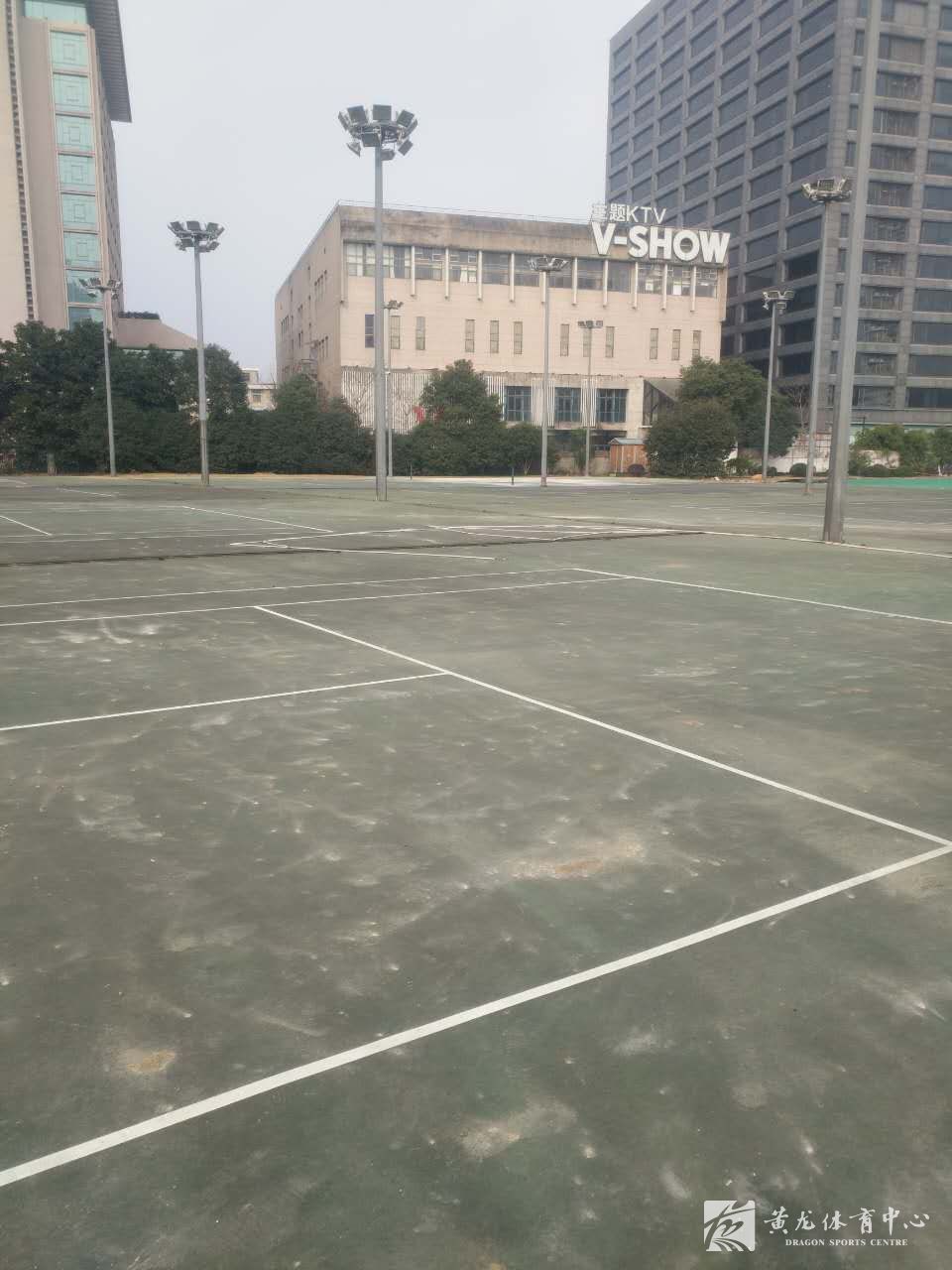 春节期间室外网球场围网改造工程闭场(图3)