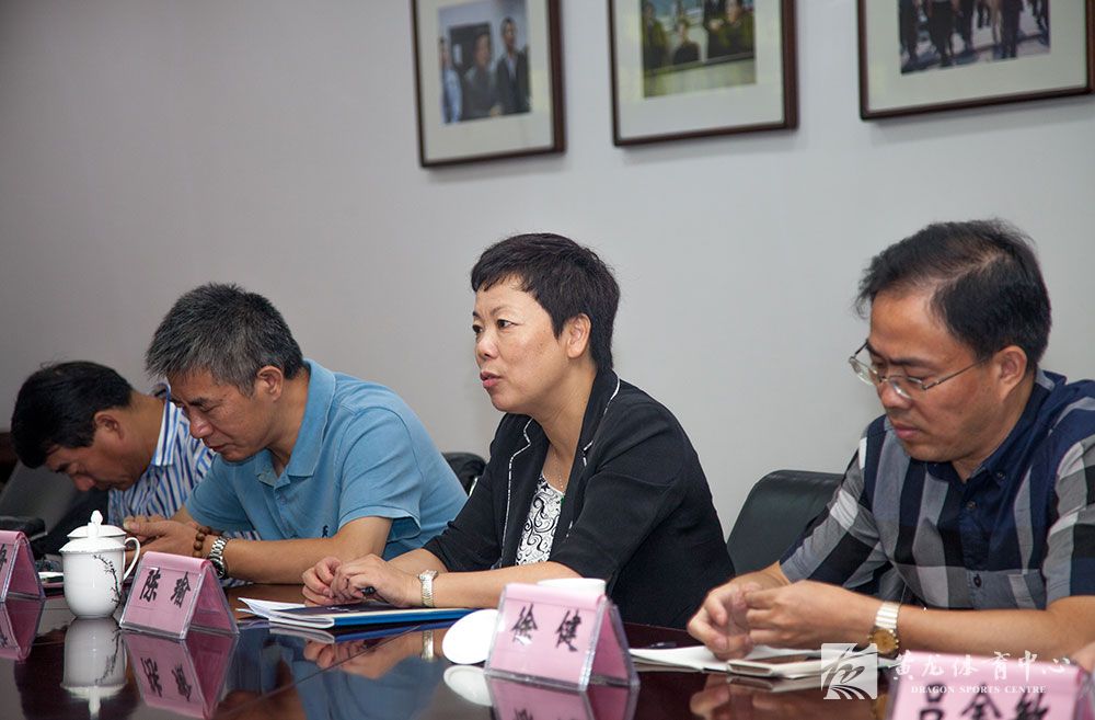 宁波市体育局陈瑜局长一行莅临黄龙体育中心指导交流工作(图1)