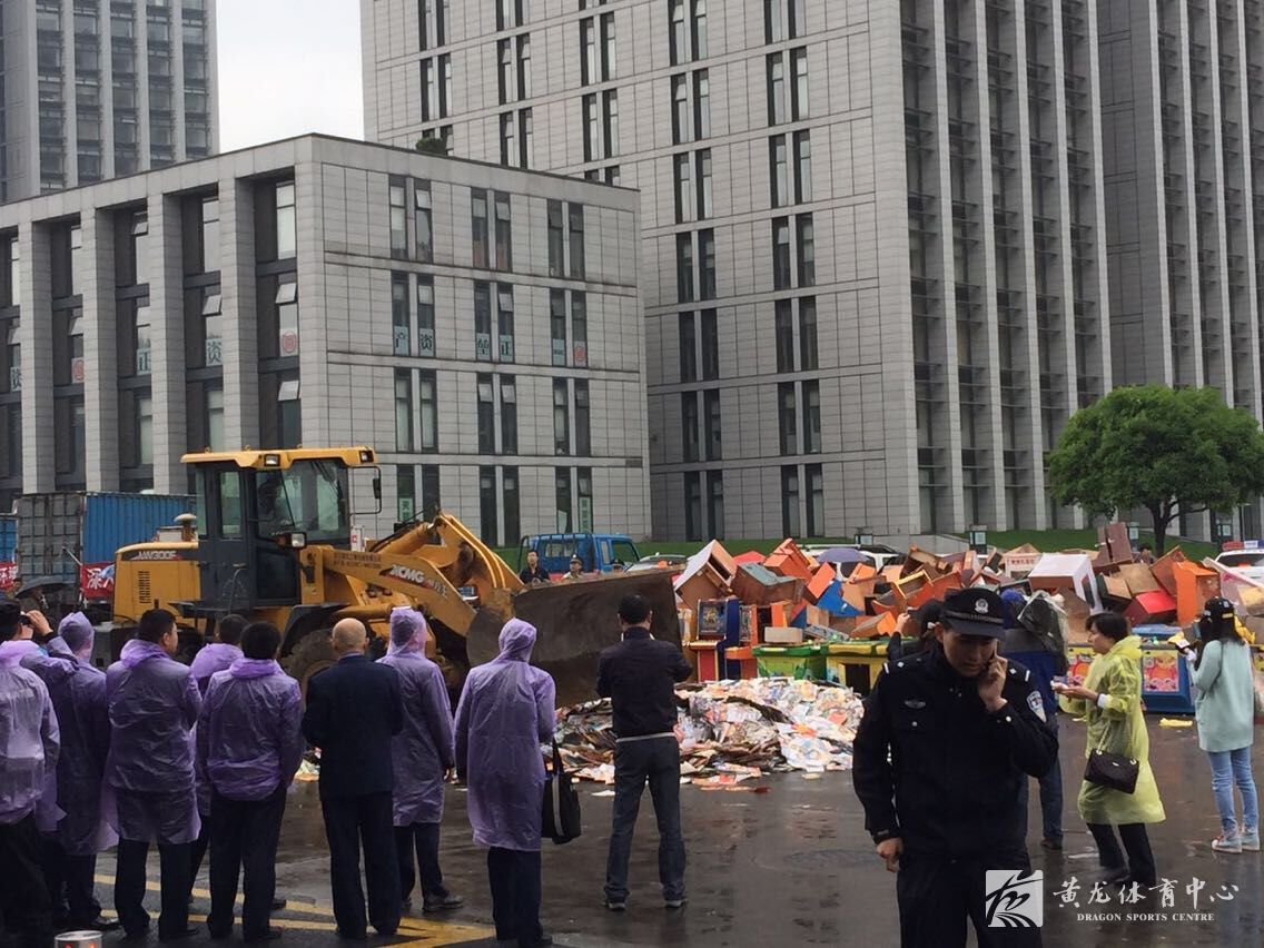 浙江省暨杭州市开展2015年侵权盗版及非法出版物集中销毁活动在黄龙体育中心隆重举行(图3)