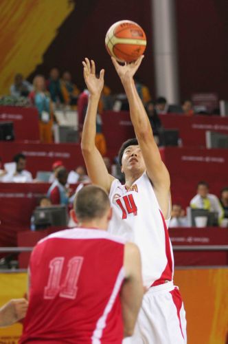 王治郅两双男篮险胜黎巴嫩 全胜进八强再战韩国(图1)