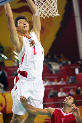 王治郅两双男篮险胜黎巴嫩 全胜进八强再战韩国(图2)