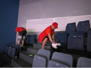 展场馆新颜 迎建党百年(志愿者活动）(图2)