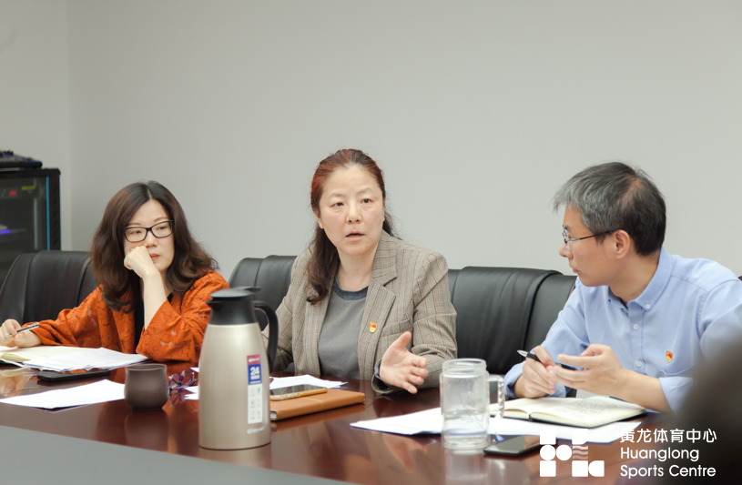 省黄龙体育中心深入学习习近平总书记在庆祝中国共产主义青年团成立100周年大会上的讲话(图2)