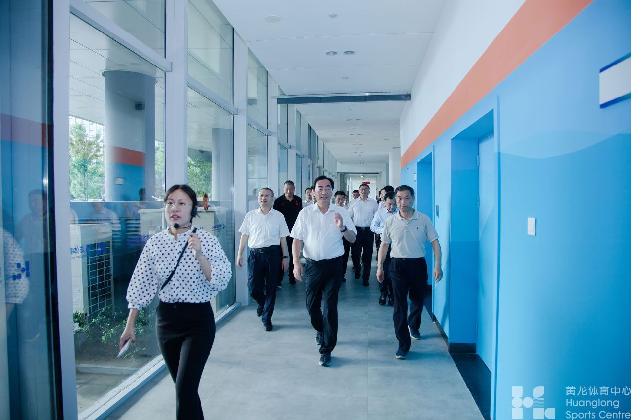 杭州市政协主席马卫光一行来黄龙体育中心调研(图5)