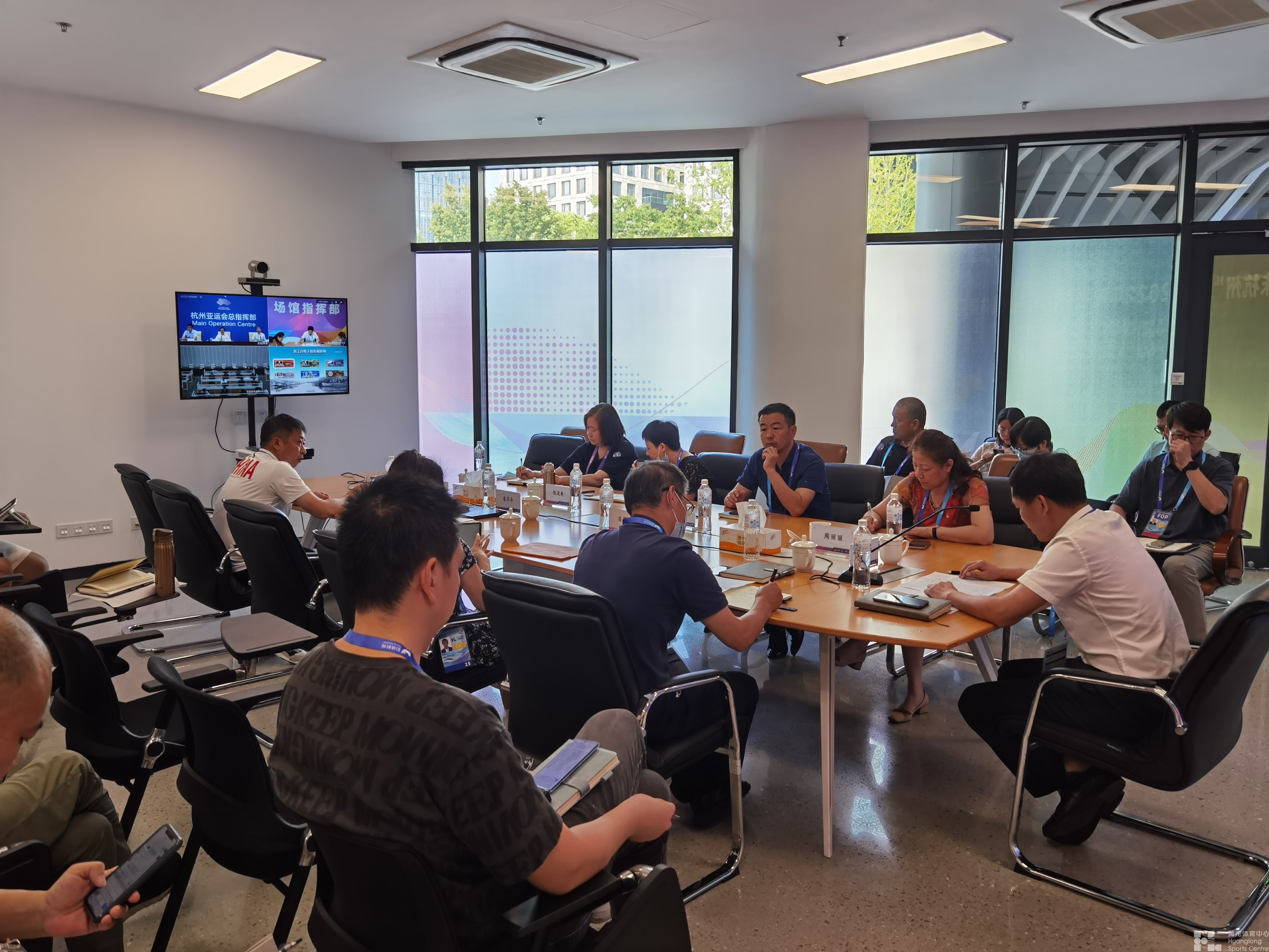 “韵味杭州”2022年工行杯全国体操锦标赛圆满收官！杭州亚组委MOC连线黄龙VOC指导赛事筹办工作——(图2)