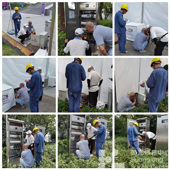 台风过境，我们不松劲！——166名设施运维人员凭“硬指标”保障蹦床赛事有序进行(图1)