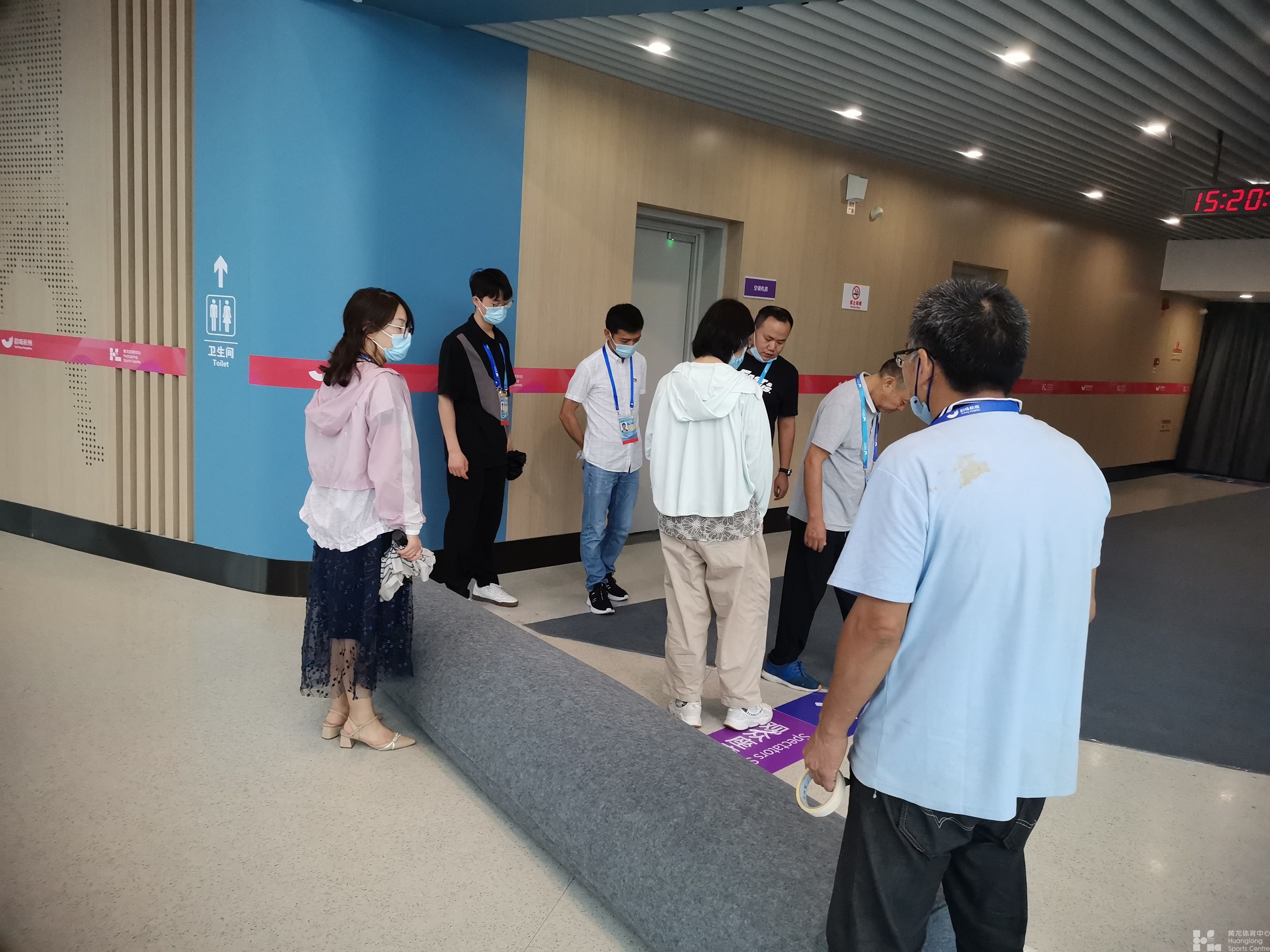 台风过境，我们不松劲！——166名设施运维人员凭“硬指标”保障蹦床赛事有序进行(图4)