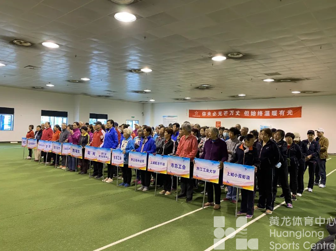 动静结合，斗智斗勇，百位门球爱好者“击”战黄龙绿茵场(图1)