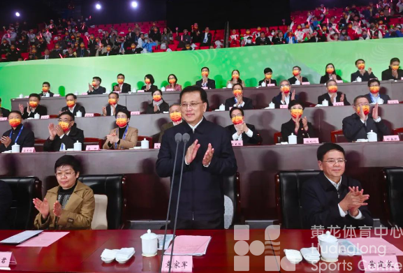 浙江省第十七届运动会在金华开幕　袁家军宣布开幕 黄建发出席(图1)