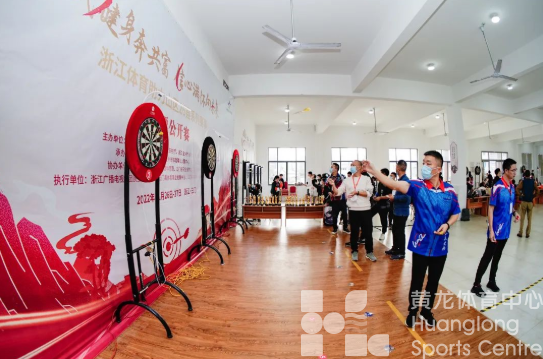 以“镖”会友 ，聚焦共富，200名飞镖好手齐聚三门(图5)