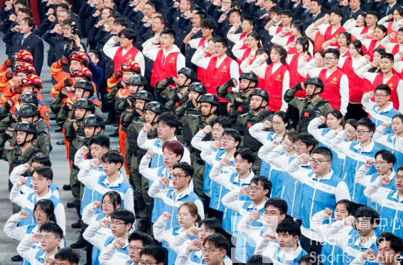 我爱杭州 奉献亚运!今天,杭州举行全民亚运誓师动员大会(图3) 我爱杭州 奉献亚运!今天,杭州举行全民亚运誓师动员大会(图3)