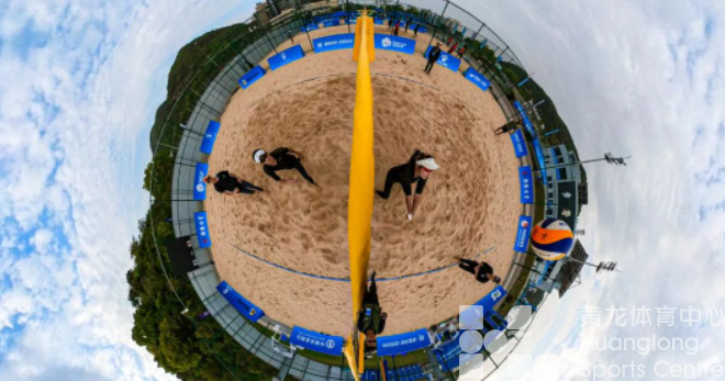 沙场见真章！全国沙滩排球大满贯赛（宁波象山站）开赛(图2)