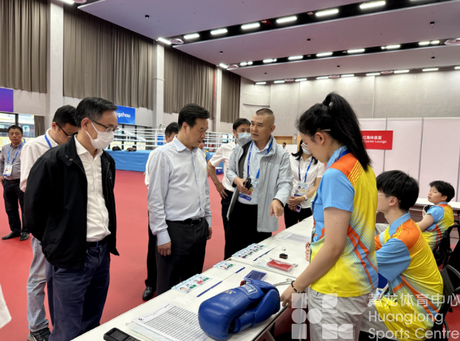 郑瑶调研督导杭州亚运会拳击测试赛运行工作(图2) 郑瑶调研督导杭州亚运会拳击测试赛运行工作(图2)