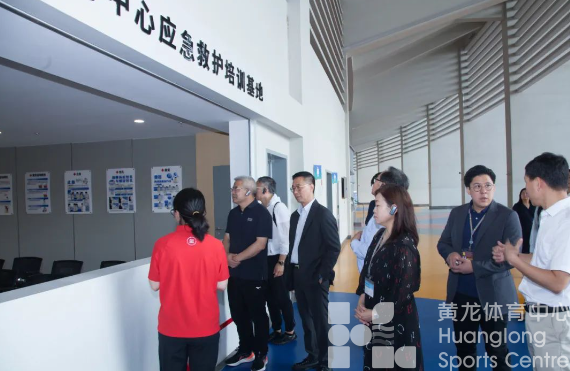 香港立法会议员代表团调研黄龙体育中心：殷切期盼亚运会召开！点赞场馆惠民开放！(图3)