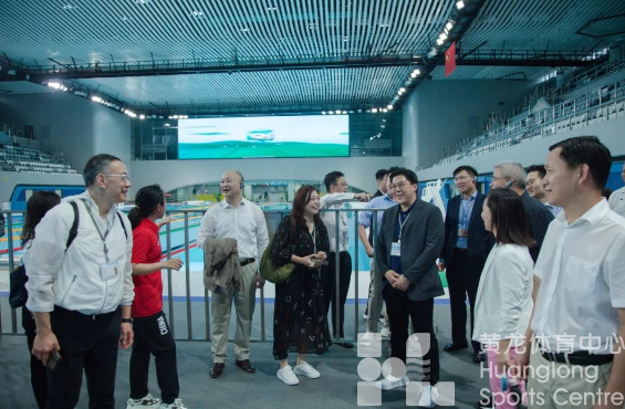 香港立法会议员代表团调研黄龙体育中心：殷切期盼亚运会召开！点赞场馆惠民开放！(图5)