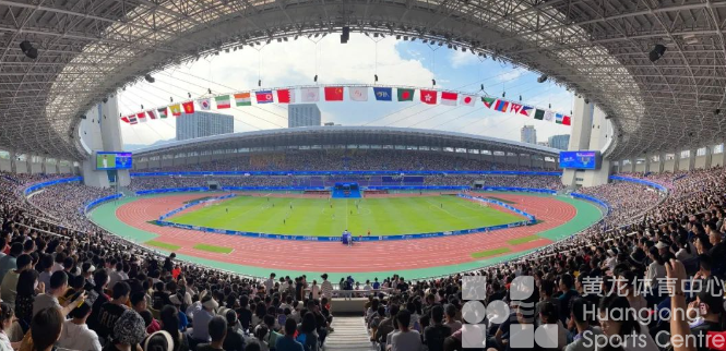 亚运 · 来了“亚” | 持续热闹9小时！观众在黄龙看比赛都看嗨了(图3)