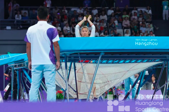 亚运 · 进行时 | 欣赏完蹦床的“力”,期待明日观赏艺术体操的“美”!(图3) 亚运 · 进行时 | 欣赏完蹦床的“力”,期待明日观赏艺术体操的“美”!(图3)