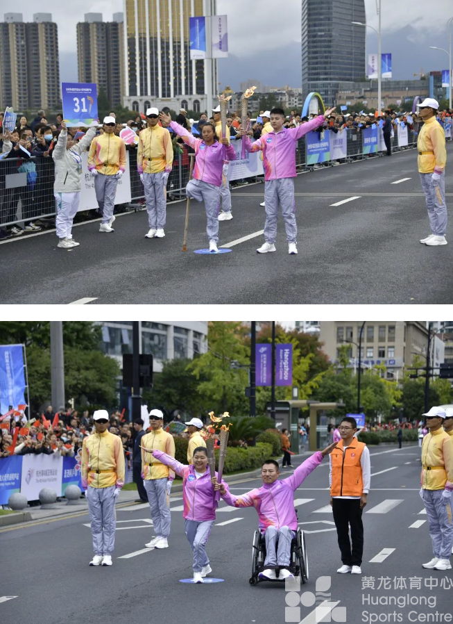 富春江畔沸腾了！火炬传递至桐庐、富阳(图3)