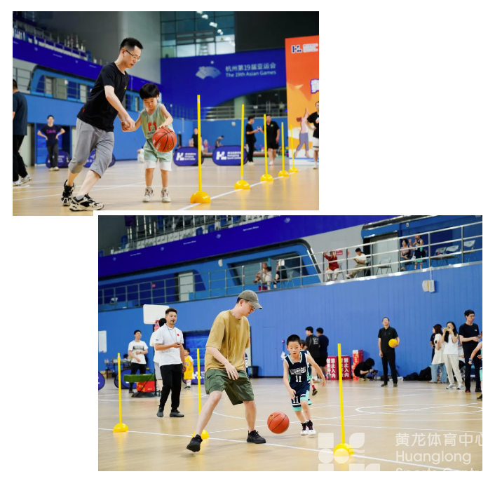黄龙晚高峰丨这个亲子篮球赛，他们的快乐溢出赛场！(图4)