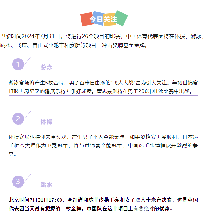 奥·全知道 | “莎头”问鼎巴黎！全红婵陈芋汐今日冲金(图8)