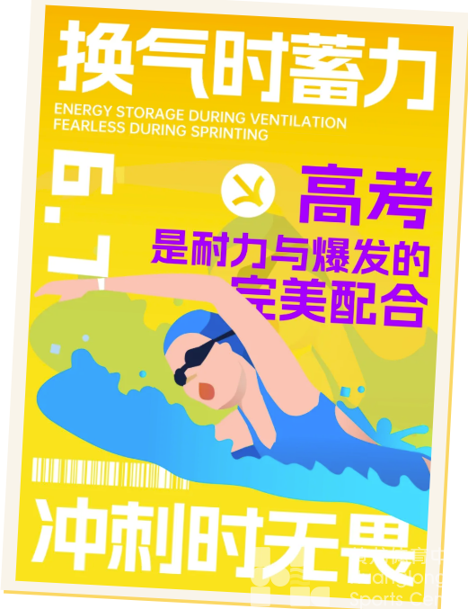 当高考遇上体育漫画！这组「满分海报」等你来签收～(图4)