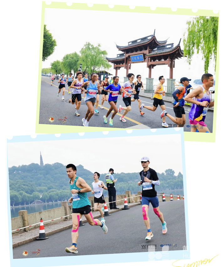 心跳在左、湖山在右，西湖畔最美21km今日开跑(图2)