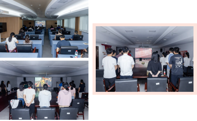 观阅兵盛典，沐时代荣光——省黄龙体育中心组织集中观看纪念中国人民抗日战争暨世界反法西斯战争胜利80周年大会(图2)