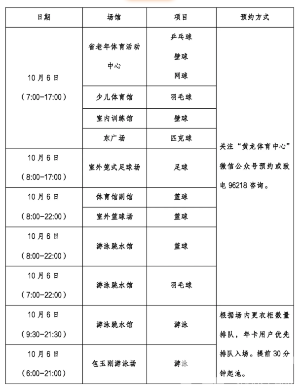 国庆快乐！外面“涨”声一片，黄龙的免费场馆你来了吗？(图3)
