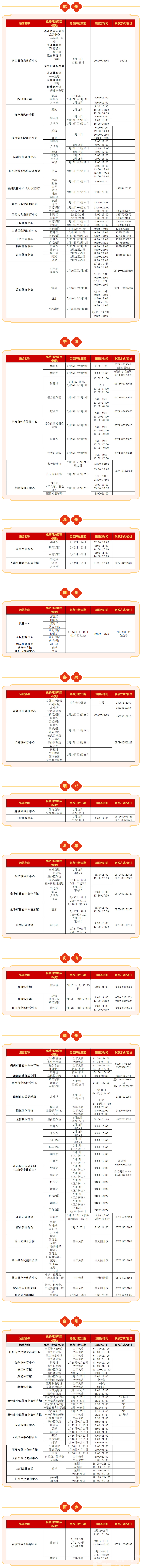 春节假期约起来！省内体育场馆开放清单来了，速度收藏(图1)
